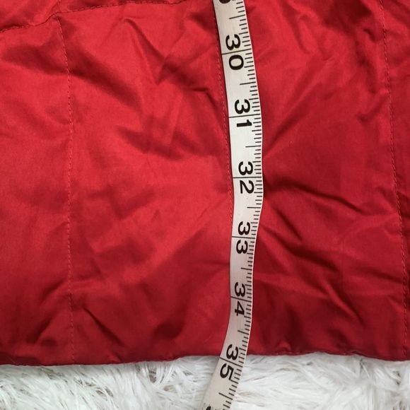 Eddie Bauer | Women’s Down Long Quilted Puffer Jacket Coat Red - Picture 16 of 16